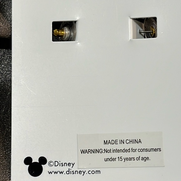 Disney x BaubleBar Outline Mickey Multicolor Gemstone Gold Tone Earrings NWT - Picture 6 of 7